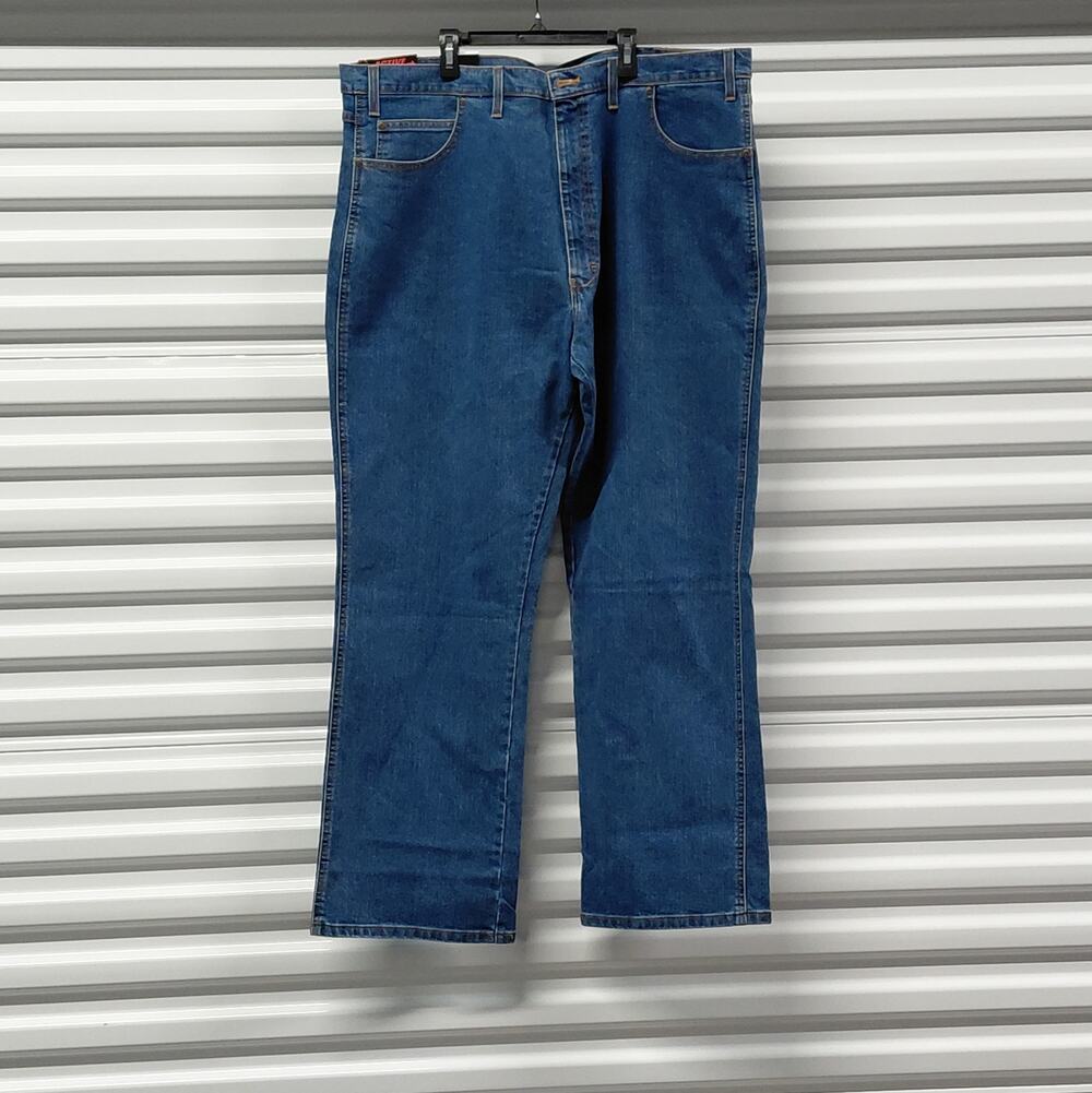 Dickies Mens Jeans 44x32 Blue Flex Denim Relaxed Fit Active Waist Workwear Pant